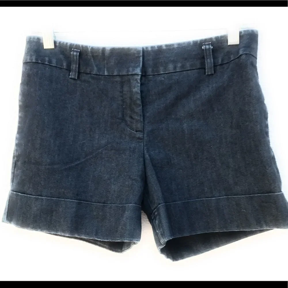 EXPRESS Denim Cuffed Shorts‎